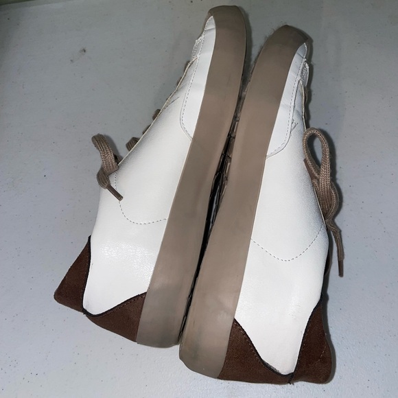 Shu shop ladies Pamela‎ sneakers white w tan brown sz 9 shoes - Picture 5 of 7
